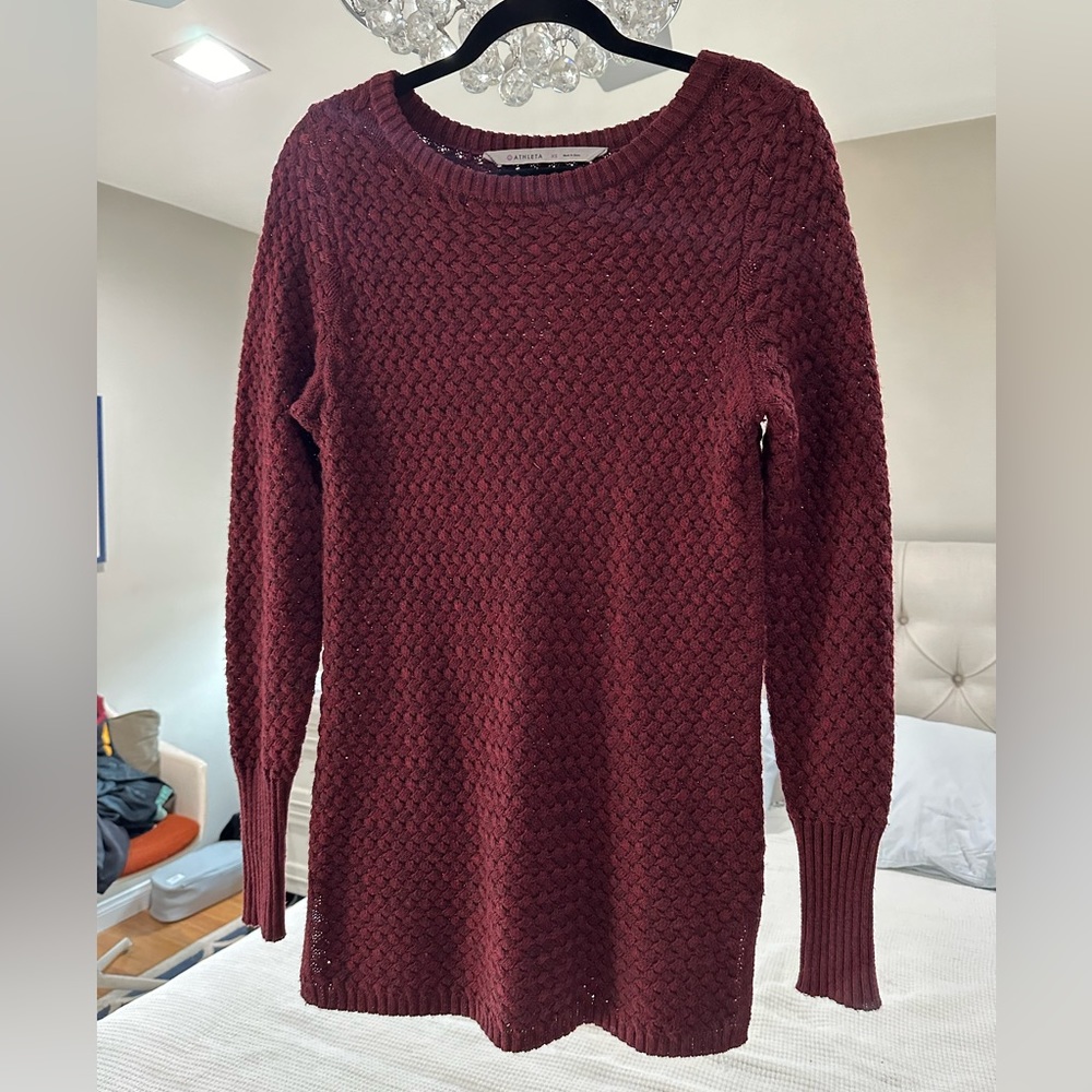 Athleta Waffle Sweater